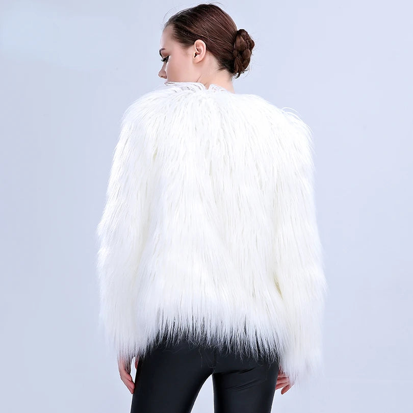 LED Light Fur Coat