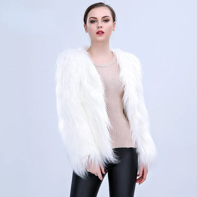 LED Light Fur Coat